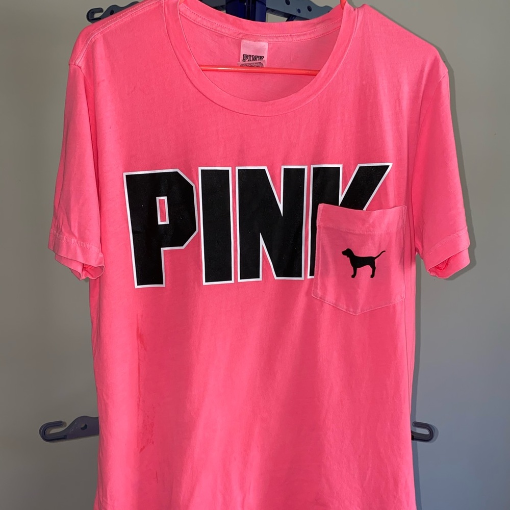 Pink Victoria’s Secret short sleeve tshirt